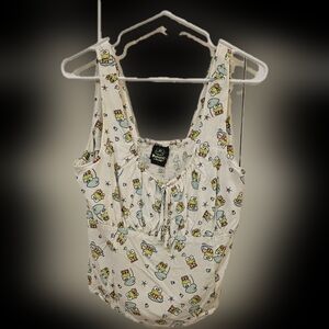 SANRIO Keroppi Ruched Girls Tank Top